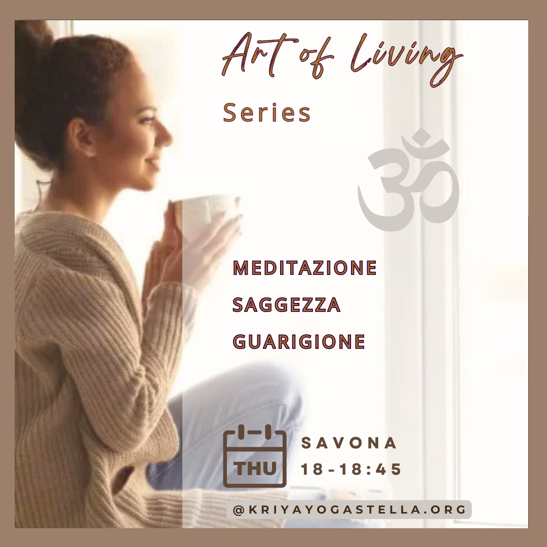 Art Of Living Series: incontri a Savona (2)